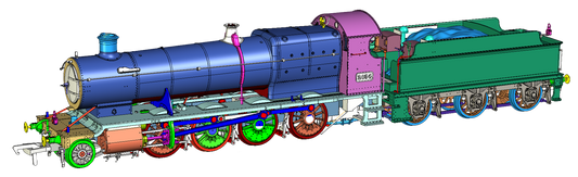 Class 28xx / 2884 2854 Great Western Green 2-8-0 Steam Locomotive - DCC Fitted