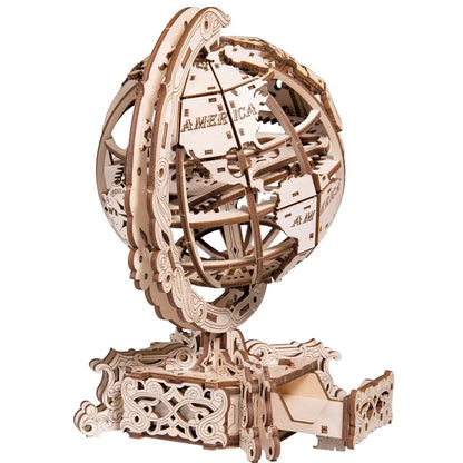 3D Wooden Travel Puzzle - World Globe