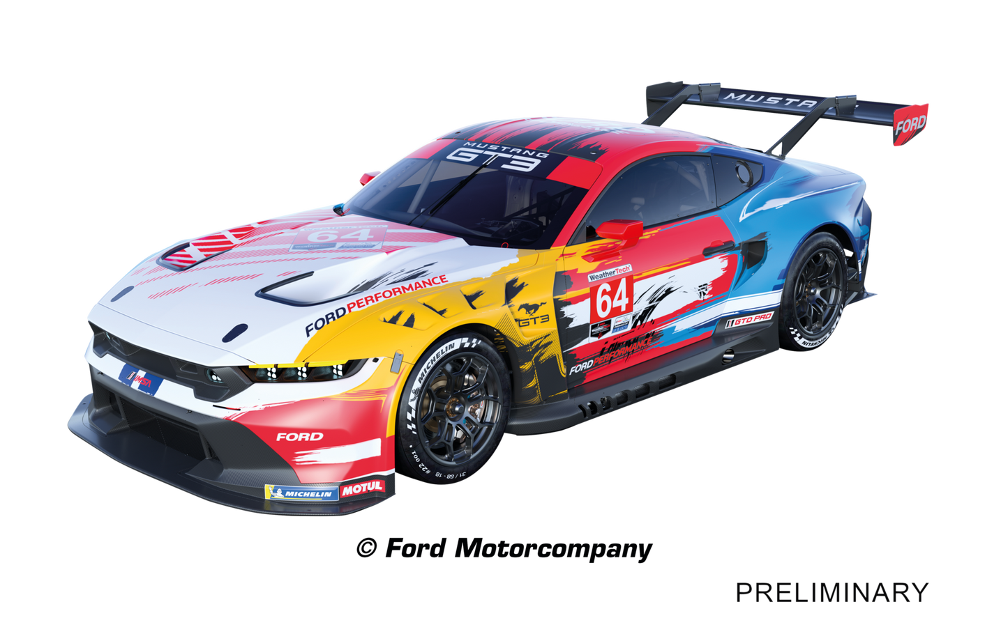 Carrera Digital 132 Ford Mustang GT3 "Champion Spirit, No.64"