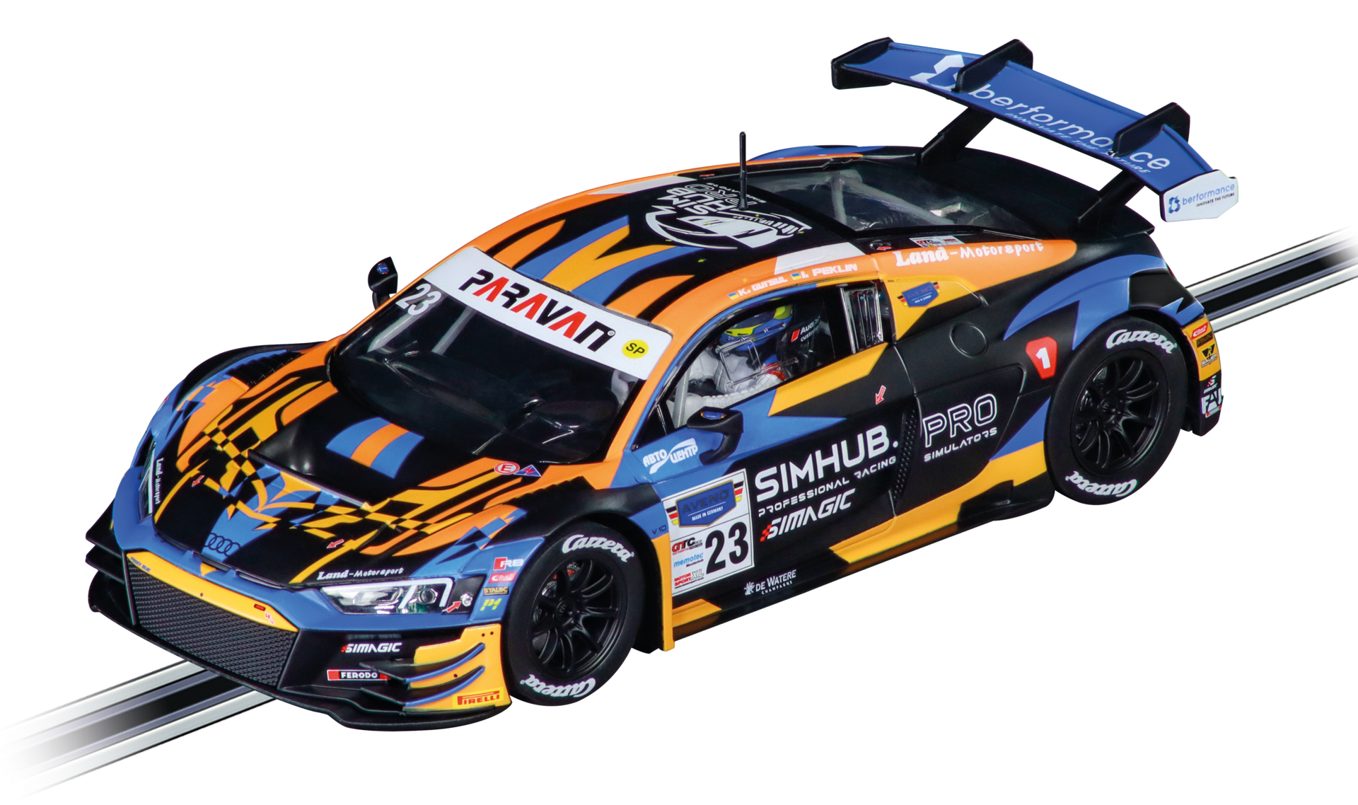 Carrera 20023990 Carrera Digital 124 Audi R8 LMS GT3 Evo II – Rails
