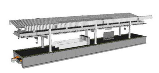 Suburban Station Island Platform DX A (Pre-Built)