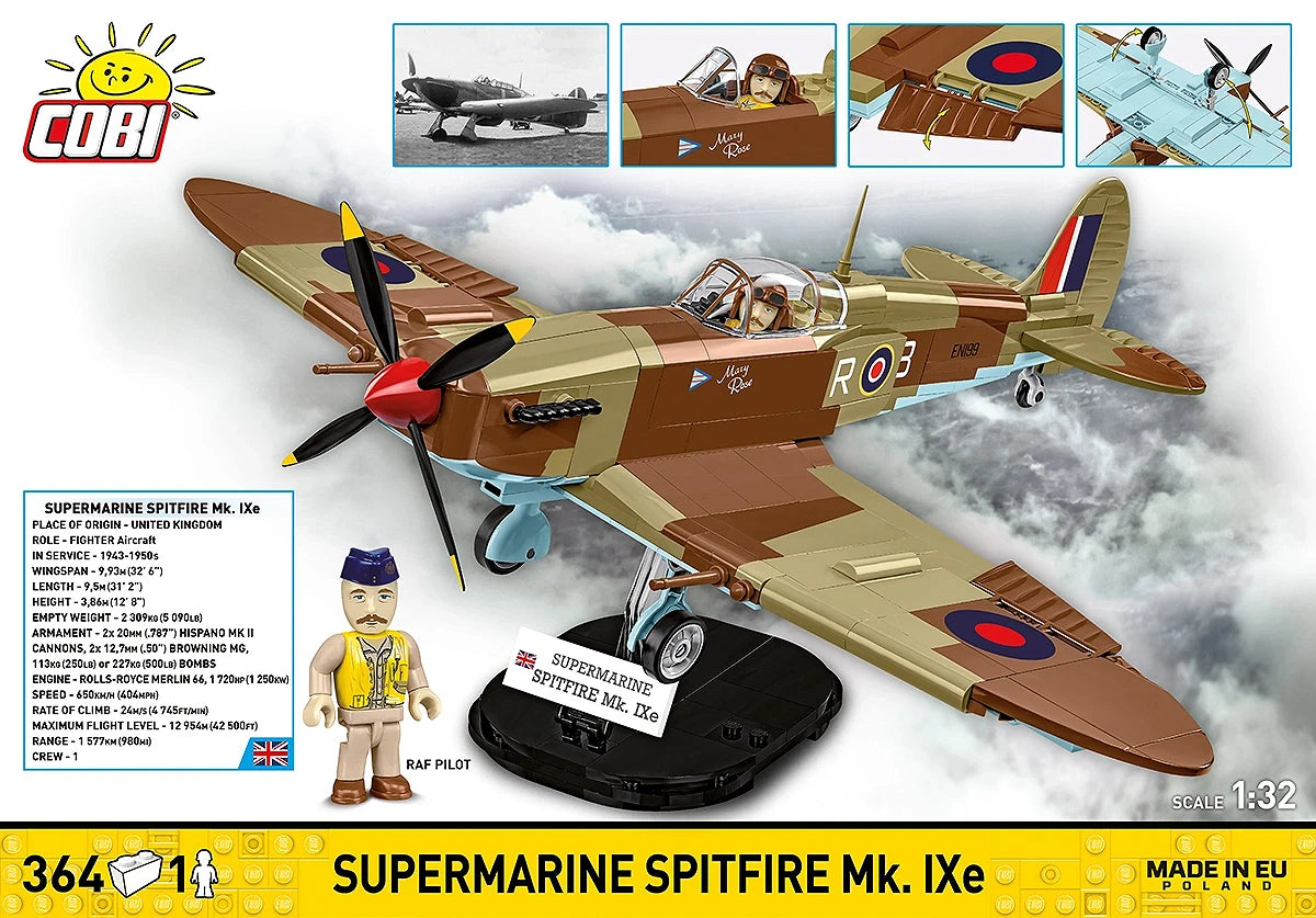 Supermarine Spitfire MK.IXE WWII Model Kit