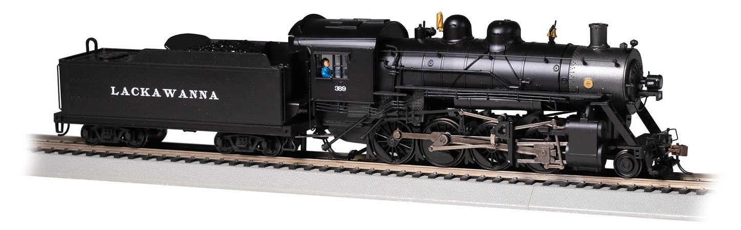 Baldwin 2-8-0 - Lackawanna #369 Steam Locomotive - DCC Sound