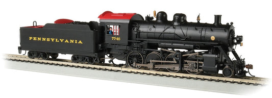 Baldwin 2-8-0 - Pennsylvania #7746 Steam Locomotive - DCC Sound