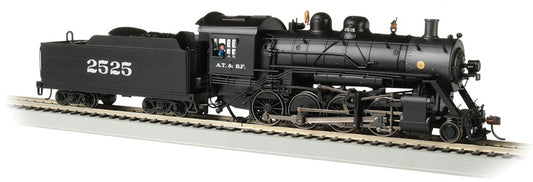 Baldwin 2-8-0 - Santa Fe #2525 Steam Locomotive - DCC Sound