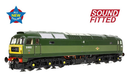 Class 47/0 D1922 BR Two-Tone Green (Small Yellow Panels) Diesel Locomotive - DCC Sound