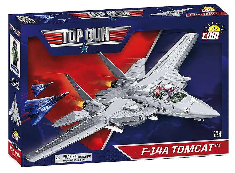 F14 Tomcat Top Gun (759 pcs) Model Kit