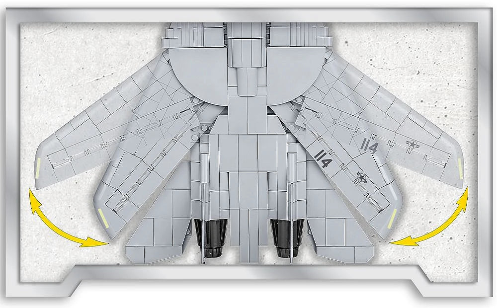 F14 Tomcat Top Gun (759 pcs) Model Kit