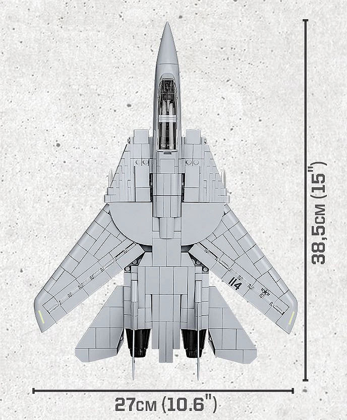 F14 Tomcat Top Gun (759 pcs) Model Kit
