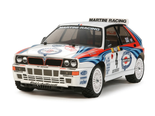 Pre-Owned 1/10 SCALE R/C 4WD HIGH PERFORMANCE RALLY CAR LANCIA DELTA INTEGRALE (XV-01 CHASSIS)