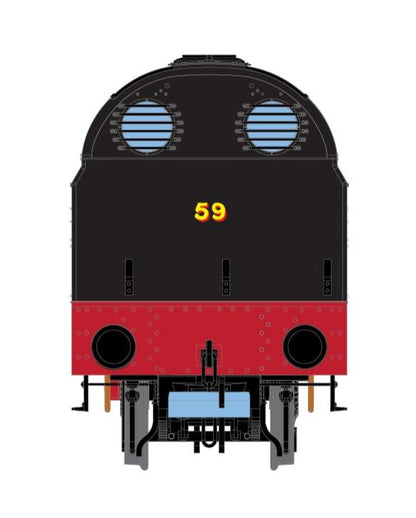 Hunslet 'Austerity' 0-6-0 Saddle Tank NCB North East No.59 Steam Locomotive - DCC Sound