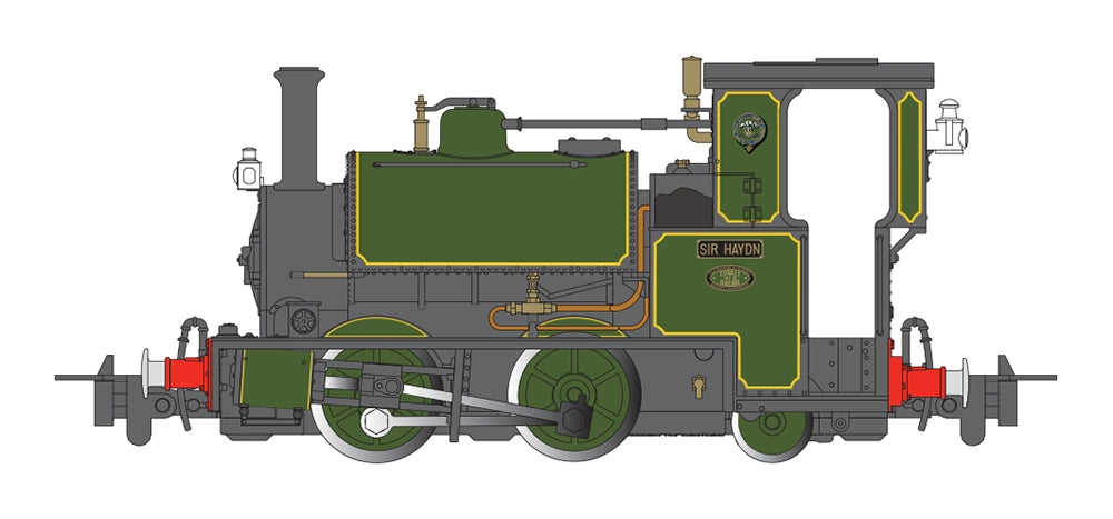 Talyllyn / Corris Locomotive Hughes/Falcon 0-4-2St - Sir Haydn - Green
