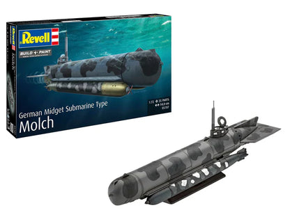 German Midget Submarine Type Molch Model Kit