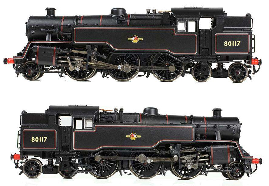 372-536A BR Standard 4MT Tank 80117 BR Lined Black (Late Crest) Steam Locomotive