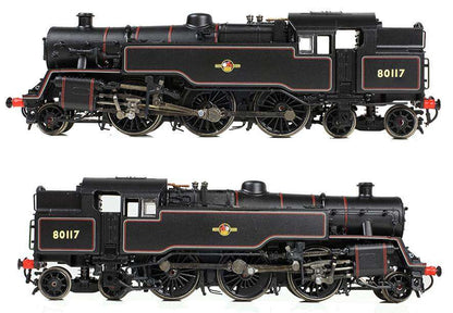 372-536A BR Standard 4MT Tank 80117 BR Lined Black (Late Crest) Steam Locomotive