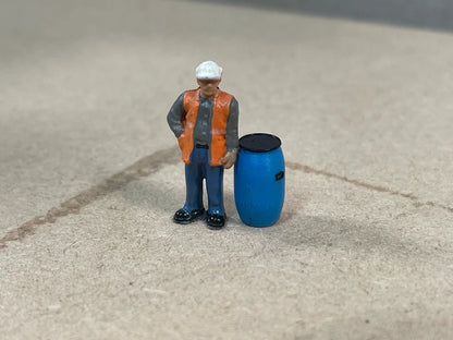 OO Gauge Chemical Drums (Pack of 10) - Unpainted