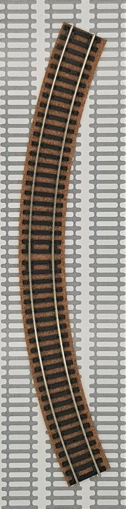 Cork track Underlay - Double Curve 2nd Radius - Pack of 10