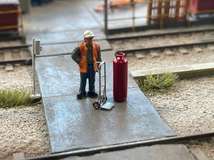 OO Gauge Hand/Sack Trucks (Pack of 6) - Unpainted