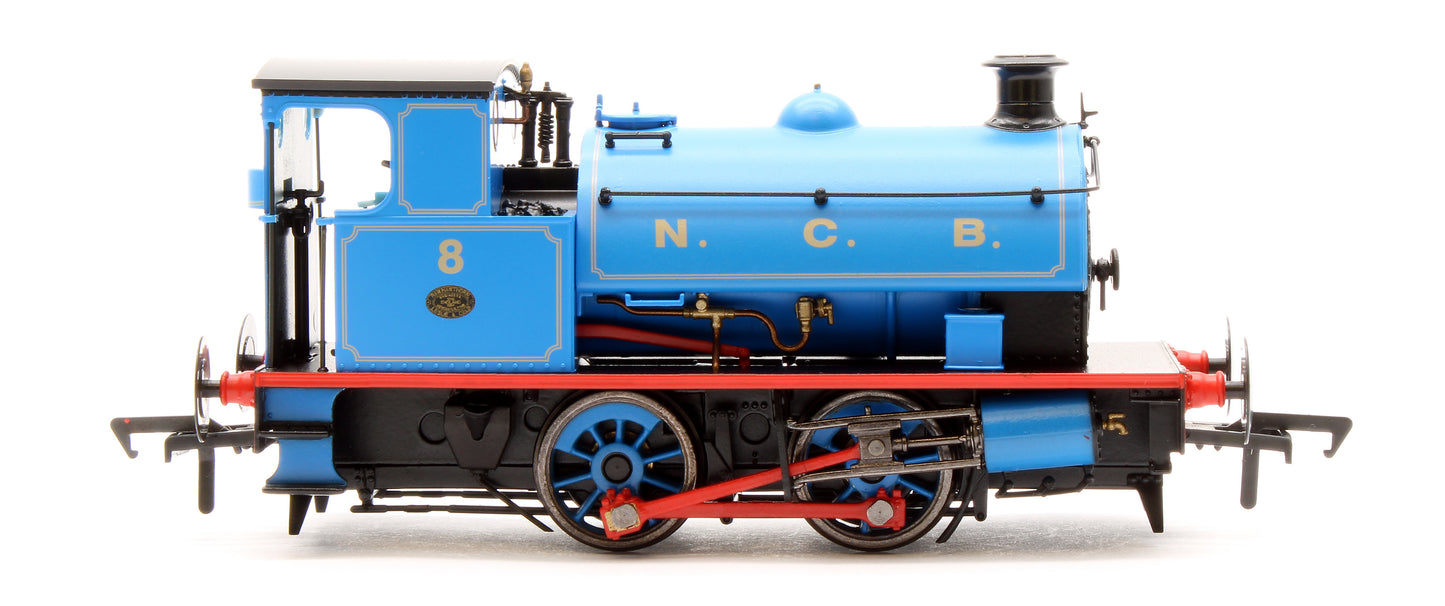 Hawthorn Leslie 0-4-0 Blue Lined Straw NCB - Steam Tank Locomotive - DCC Sound Fitted