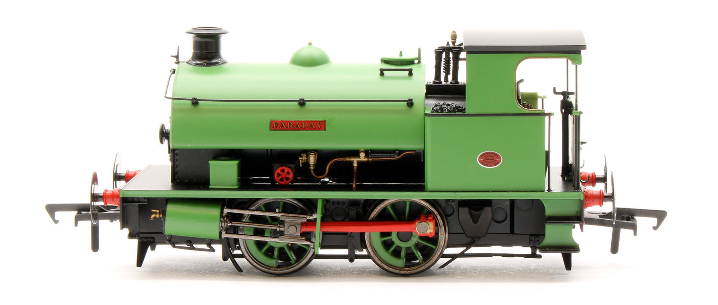 Hawthorn Leslie 0-4-0 Green `Faraday' - Steam Tank Locomotive - DCC Sound Fitted