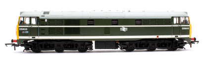 Pre-Owned Class 31 No. D5803 BR Green Full Yellow Ends BR Arrows Diesel Locomotive (DCC Sound)