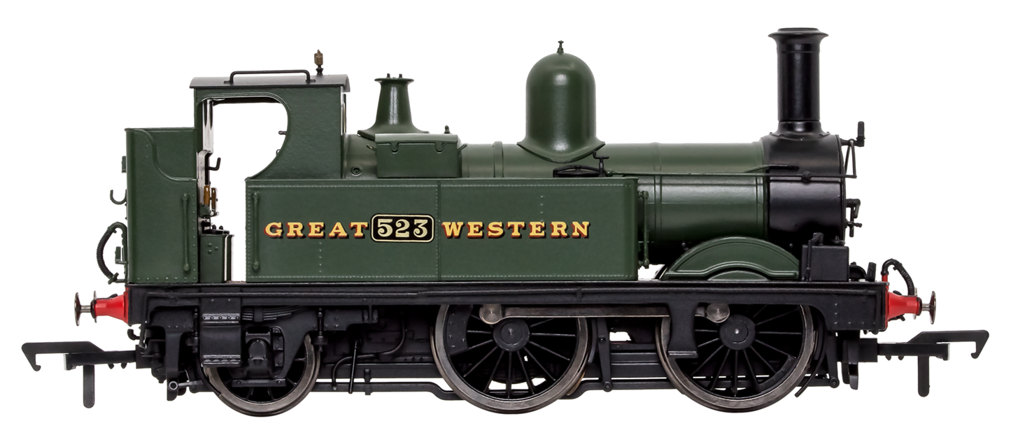 GWR 517 Class 0-4-2 523 G.W. Green 'Great Western' Steam Locomotive - DCC Sound