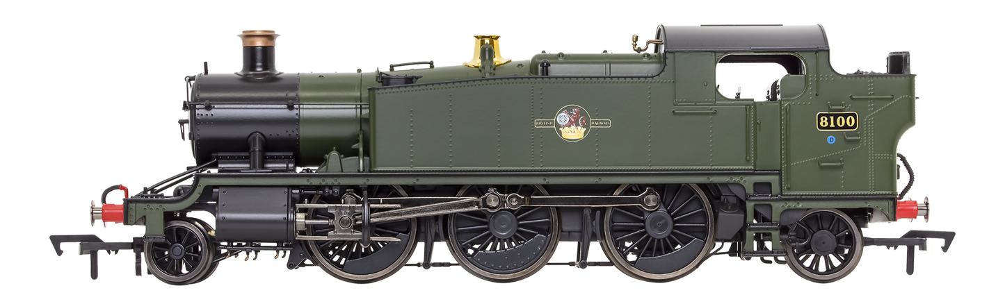 Large Prairie 8100 BR Green Late Crest Steam Locomotive - DCC Fitted