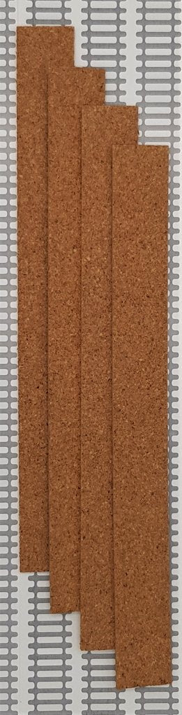 Cork Track Underlay - Medium Straight - Pack of 4