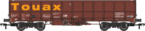 JNA-T Box Wagon Touax Red No. 8170 5500 817-8