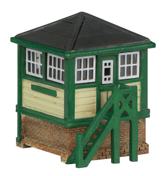 Ground Frame Hut Green and Cream