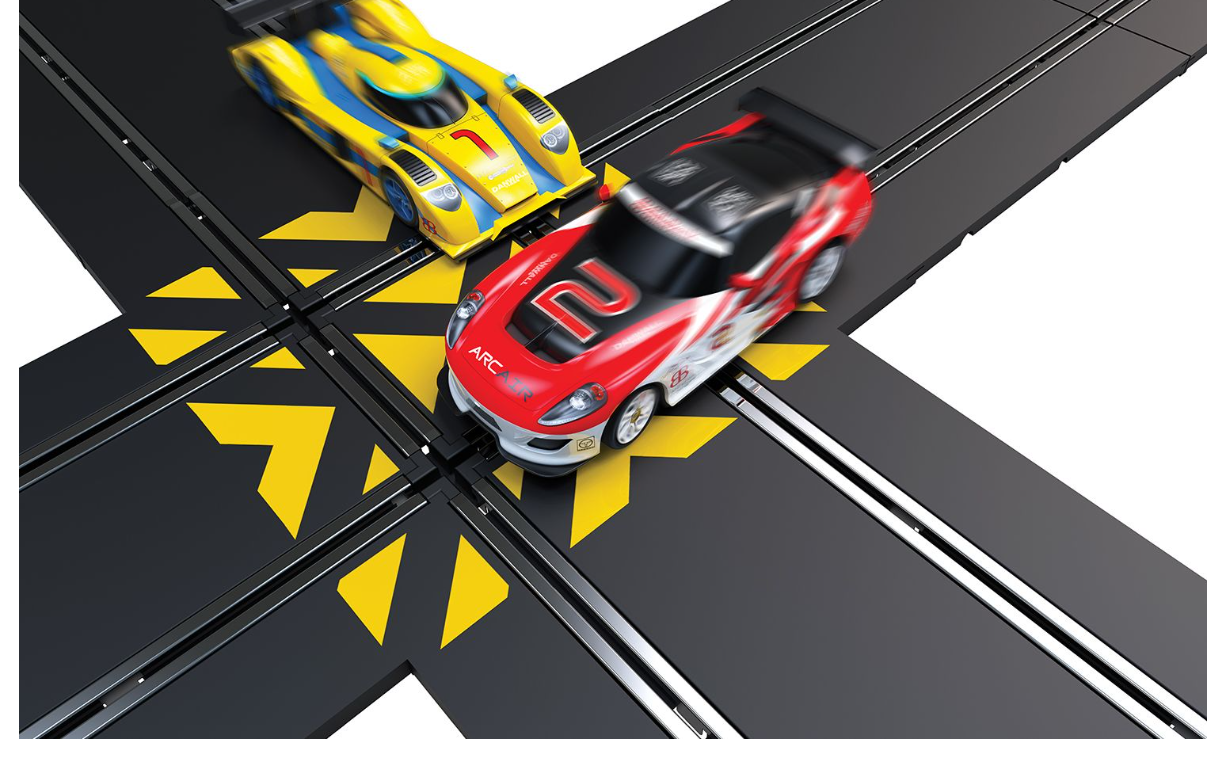 Scalextric Guard Rails Scalextric C8213 Cross Roads Track Accessory Pack – Rails