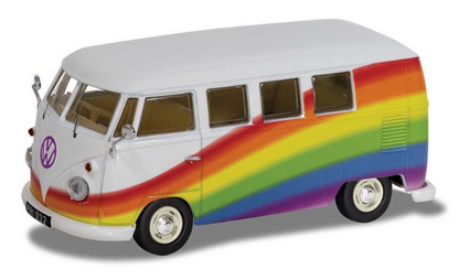 Volkswagen Campervan Peace Love and Rainbows