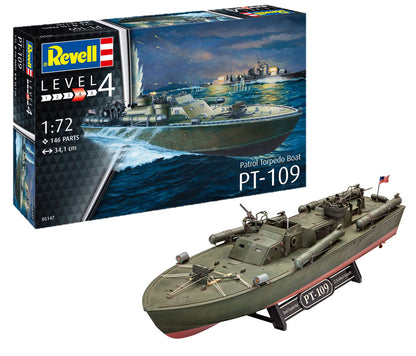 US Patrol Torpedo Boat PT-109 (1:72 Scale) Model Kit