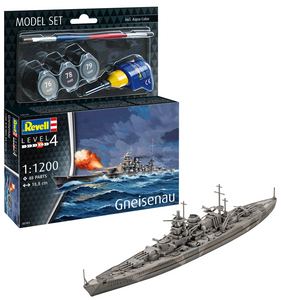 Model Set Battleship Gneisenau Model Kit