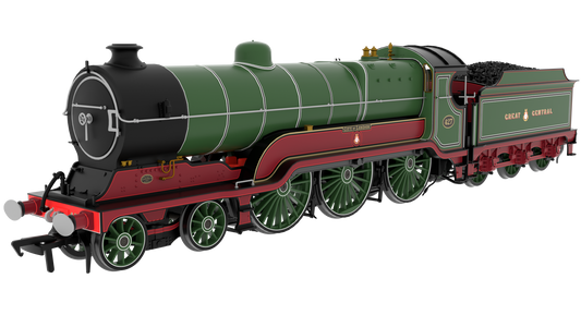 812503 GCR Class 1 4-6-0 No.427 'City of London' - GCR Lined Green Steam Locomotive - DCC Sound