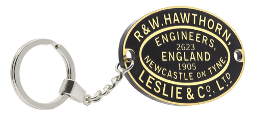 Hawthorn Leslie Worksplate Keyring – 2623 Spider