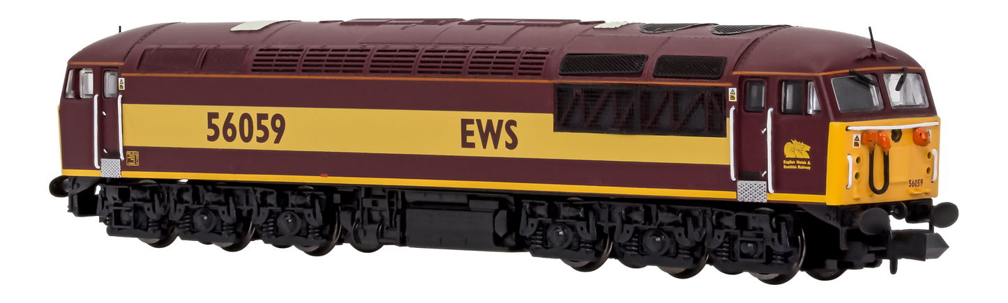 Class 56 56059 EWS (Doncaster Built) Diesel Locomotive - DCC Fitted