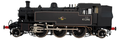 LHT-S-041-005 Ivatt Class 2 2-6-2T 41296 BR Lined Black Late Crest Steam Locomotive