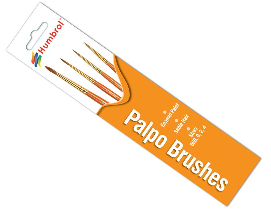 Palpo Brush Pack - Size 000/0/2/4