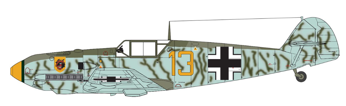 Messerschmitt Bf109E-4 Model Kit