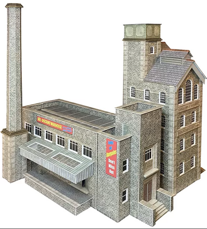 N Old Factory Building Kit