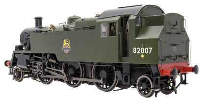 British Railways Standard 3MT 2-6-2T Green Early Crest 82007 - Steam Tank Locomotive - DCC Sound