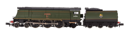 West Country ‘Exeter’ 34001 BR Green Early Crest