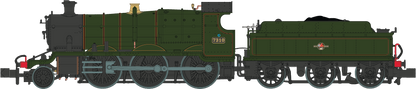 GWR Churchward Built 63xx 2-6-0 Mogul 7310 BR Green, Late Crest