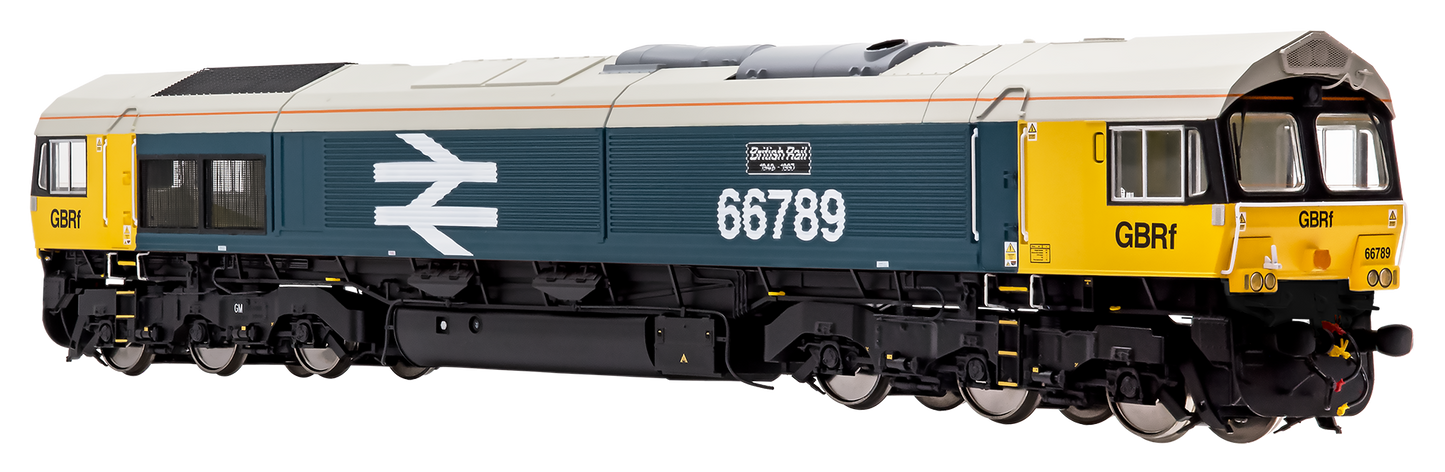 Class 66 789 GBRF 'British Rail 1948-1997' BR Blue Large Logo Diesel Locomotive - DCC Fitted