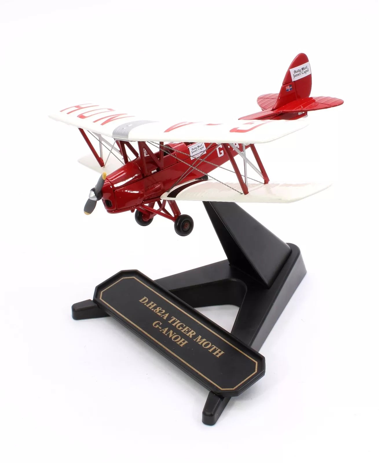 Pre-Owned Glasmoth Tiger Moth Set of 3 1:72 Model Aircraft