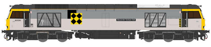 Highly Detailed Deluxe Weathered Class 60 061 “Alexander Graham Bell” Triple Grey Coal Diesel Electric Locomotive - DCC Sound