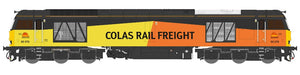 Highly Detailed Deluxe Weathered Class 60 076 Colas Railfreight Diesel Electric Locomotive