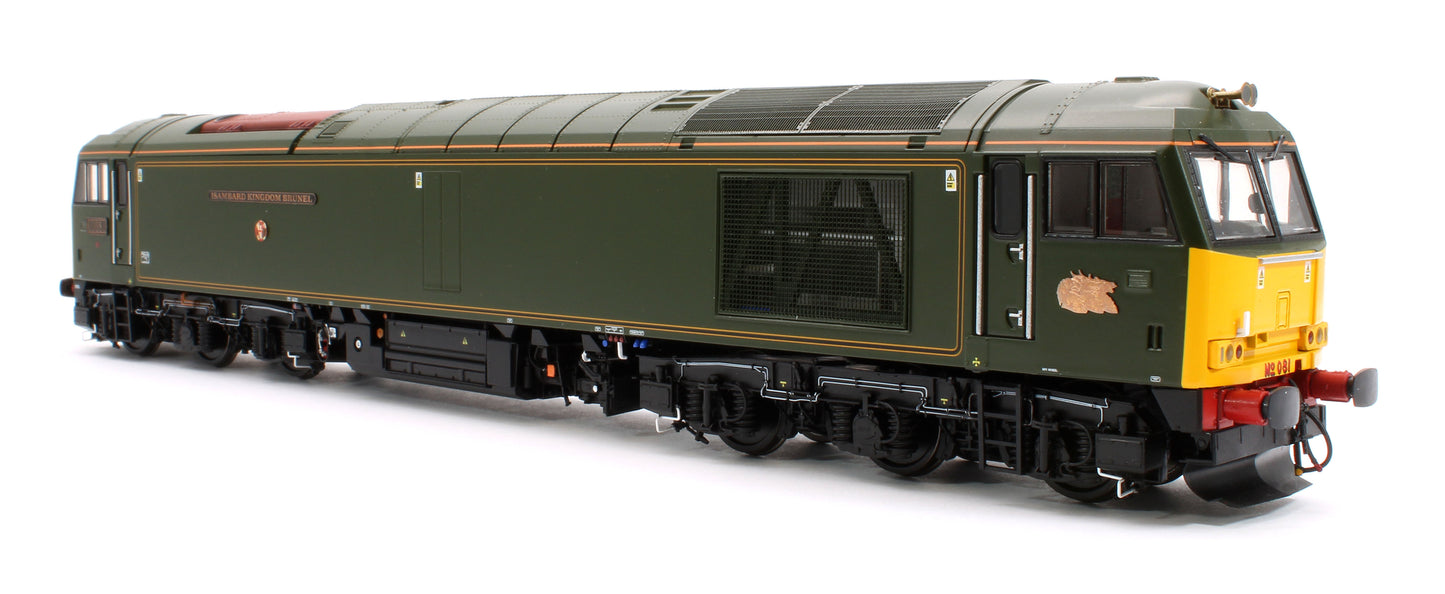 Class 60 081 “Isambard Kingdom Brunel” GWR Green Diesel Electric Locomotive