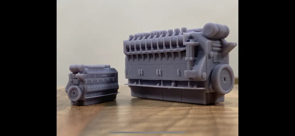 N Gauge Class 60 Engine (Single Pack) - Unpainted Model Kit